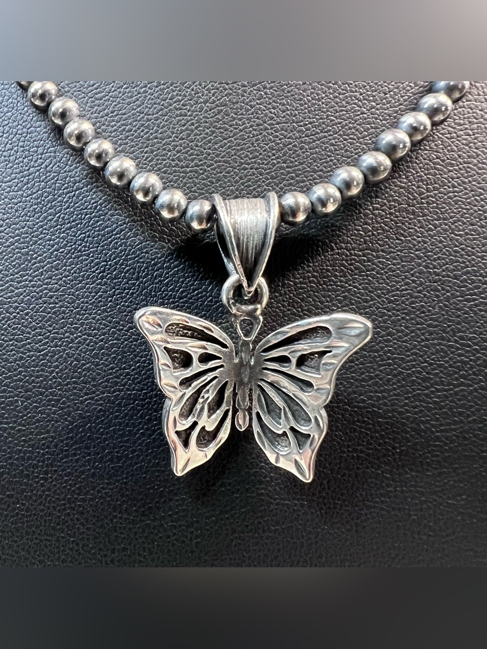 Taxco Sterling Silver Butterfly Pendant